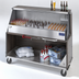 Thumbnail image #3 for Dinex DXPPB560IBWAN Full-Length Ice Bin Portable Bar with American Natural Finish