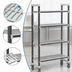 Thumbnail image #3 for Camshelving Elements XTRA High Density 4-Tier Vented Mobile Starter Unit, 21 x 60 x 70-1/4, Speckled Gray