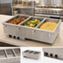 Thumbnail image #3 for Vollrath 3-Well Drop-In Electric Hot Food Well, Wet Operation, Individual Infinite Controls, 120V, Marine-Grade Stainless Steel