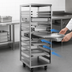 Thumbnail image #3 for Panco Mobile Front-Loading Universal Pan Rack, 11 Pair Capacity, Stainless Steel