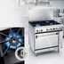 Thumbnail image #3 for Imperial Pro Series 36-Inch Gas Restaurant Range with 4 Open Burners and 12-Inch Griddle