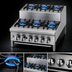 Thumbnail image #3 for Supreme JHPE-3-336-F 36-Inch Gas Step-Up Hotplate with (6) Open Burners