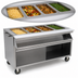 Thumbnail image #3 for Spec-Master 4-Well Electric Mobile Sealed Well Hot Food Table with Sliding Doors