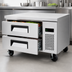 Thumbnail image #3 for Atosa 35-5/8 Inch Wide One-Section Refrigerated Chef Base with Side-Mounted Self-Contained Refrigeration, 4.7 Cu. Ft., Stainless Steel