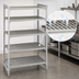 Thumbnail image #4 for Cambro Camshelving Premium Stationary 5-Tier Starter Unit, 18 x 36 x 64 Inches, Vented Polymer Shelving