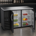 Thumbnail image #3 for Beverage-Air BB58HC-F-B 58-Inch Food-Rated Solid Door Back Bar Refrigerator
