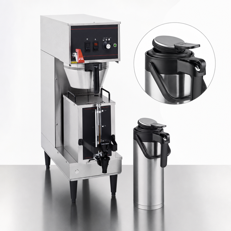 Product image #3 for BUNN Single Satellite Coffee Brewer with Portable Server, 120V, Plumbed