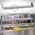 Thumbnail image #3 for Eagle Group 94-1/2 Inch x 8 Inch Removable Stainless Steel Dish Shelf for HT6 Hot Food Table