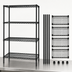 Thumbnail image #3 for Quantum Stationary Wire Shelving Starter Kit, 60
