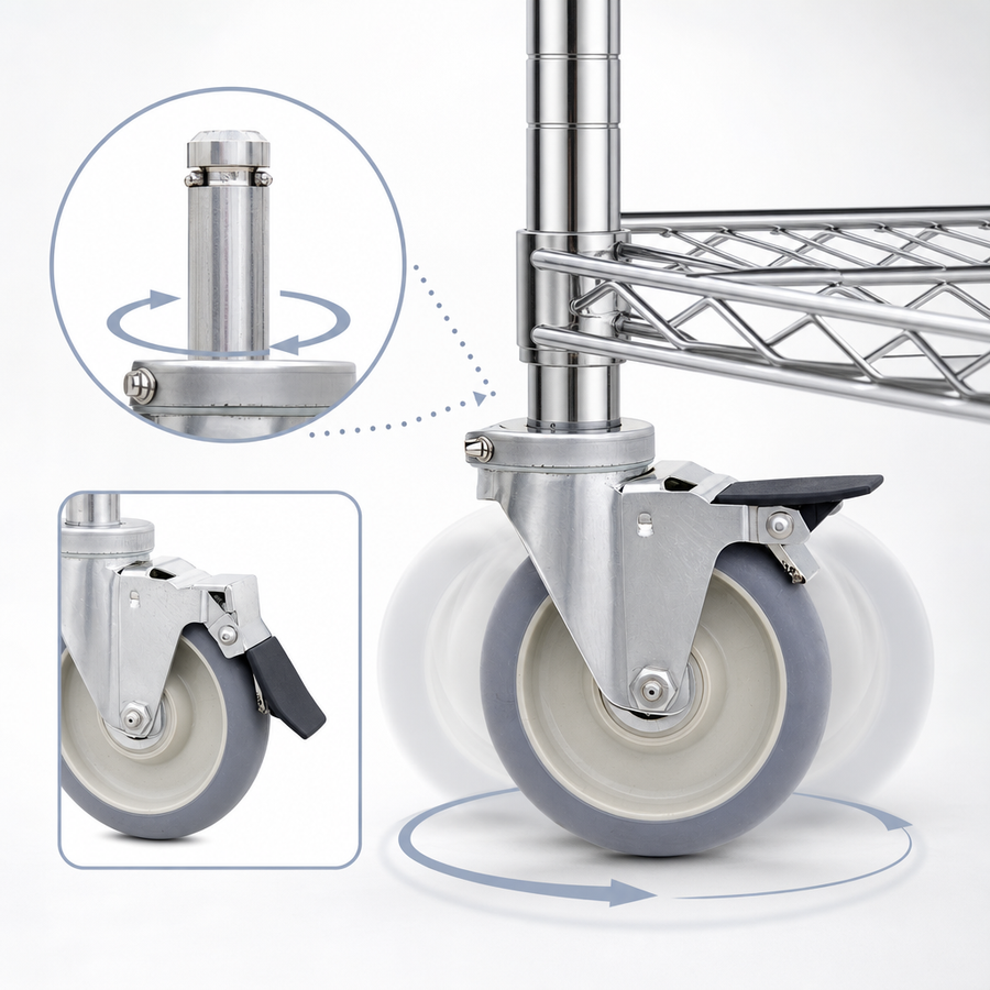 Swivel Stem Caster