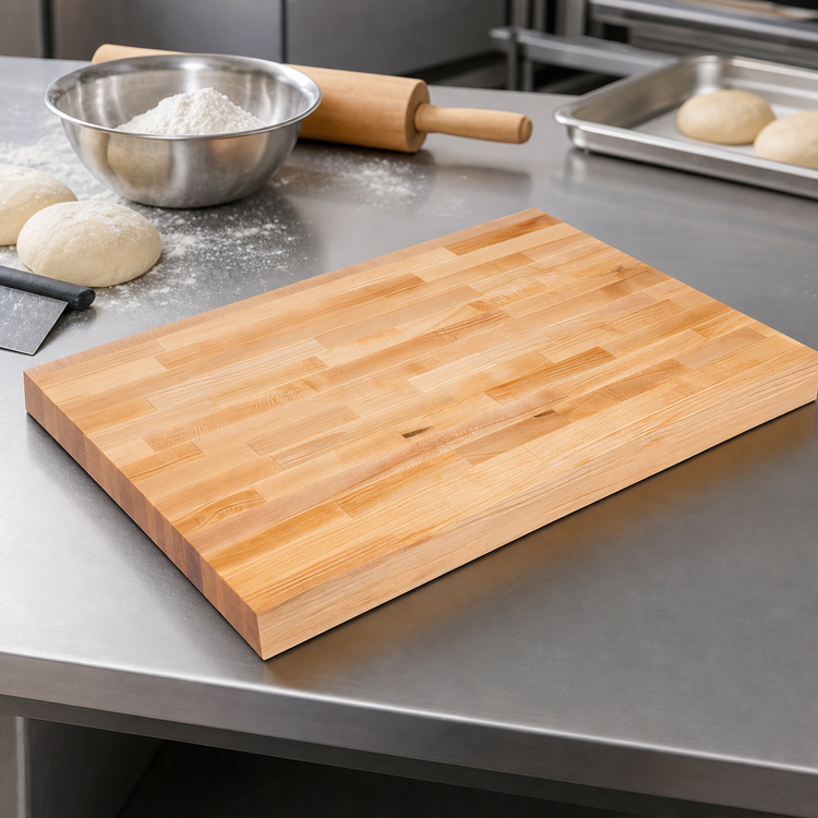 Product image #3 for John Boos Edge Grain Maple Work Table Top, 12 x 25 x 1-1/2 Inch
