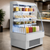 Thumbnail image #3 for Omcan Grab-and-Go Refrigerated Open-Air Cooler Vertical Floor Display Case, 39-3/8-Inch Wide, 13.42 Cu. Ft.
