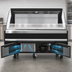 Thumbnail image #3 for Everest Refrigeration Horizontal Open-Air Merchandiser Cooler, 73-1/4-Inch W x 34-1/4-Inch D x 41-Inch H, 11.4 Cu. Ft., Black, Self-Contained Bottom Mount