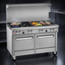 Thumbnail image #3 for Southbend Ultimate 48-Inch Gas Restaurant Range with 2 Star/Sauté Burners, 36-Inch Griddle, Convection Oven, and Cabinet Base