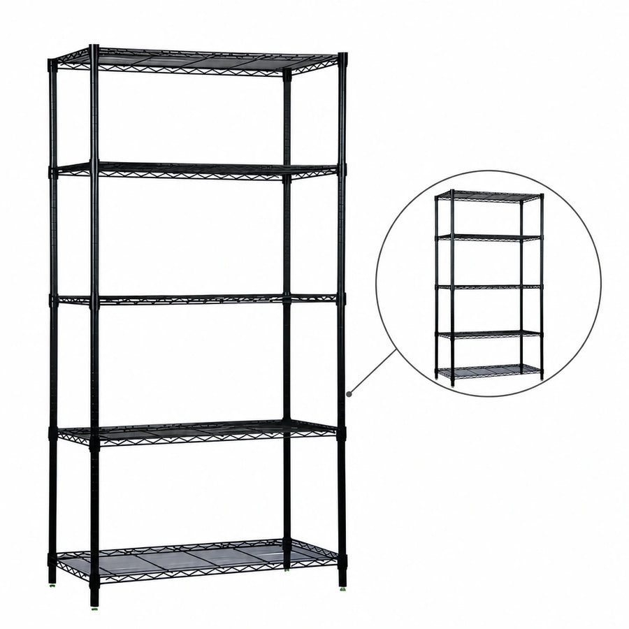 Five Shelves Included