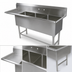 Thumbnail image #3 for John Boos Pro-Bowl 3-Compartment Sink with Left Drainboard, 30