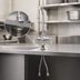 Thumbnail image #3 for T&S Brass B-0301-VR Double Pantry Deck-Mount Faucet with 5 3/4-Inch Swivel Gooseneck and Vandal-Resistant Aerator