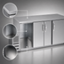Thumbnail image #3 for Beverage-Air BB68HC-S 68-Inch Two-Section Stainless Steel Back Bar Refrigerator with Solid Doors