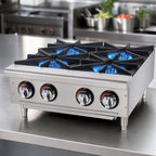 Thumbnail image #3 for Star (Middleby) Star-Max 604HF 24-Inch 4-Burner Countertop Gas Hot Plate, Manual Controls, Natural Gas Ready