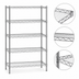 Thumbnail image #3 for Eagle Group Add-On 5-Tier Wire Shelving Unit with QuadTruss®, 42W x 24D x 86H, Stainless Steel Finish