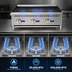 Thumbnail image #3 for Migali Competitor Series 36-Inch Countertop Natural Gas Radiant Charbroiler, 3-Burner