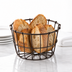 Thumbnail image #3 for American Metalcraft Large Round Bronze Wire Serving Basket, 7-Inch Top Diameter