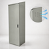 Thumbnail image #3 for Advance Tabco Free Standing Stainless Steel Cabinet with 4 Fixed Shelves and Left-Hinged Door