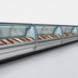 Thumbnail image #3 for Howard-McCray 40E Series SC-CFS40E-6C-LED Self-Contained Single Duty Endless Design Curved Glass Fish/Poultry Service Case, 75.5-Inch Wide