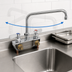 Thumbnail image #3 for OptiFlow Heavy Duty Shallow Splash Mount Solid Body Faucet with 12-Inch Swing Spout