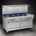 Thumbnail image #3 for Southbend Ultimate 60-Inch Gas Restaurant Range with 4 Non-Clog Burners, 36-Inch Griddle and 2 Convection Ovens