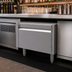 Thumbnail image #3 for Glastender 18-Inch Wide Single-Door Stainless Steel Underbar Add-On Cabinet Base