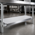 Thumbnail image #3 for John Boos 108-Inch x 24-Inch Galvanized Work Table Undershelf