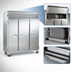 Thumbnail image #3 for Traulsen Dealer's Choice G-Series 3-Section Reach-In Freezer with Full-Height Solid Doors, Self-Contained Top-Mounted Refrigeration