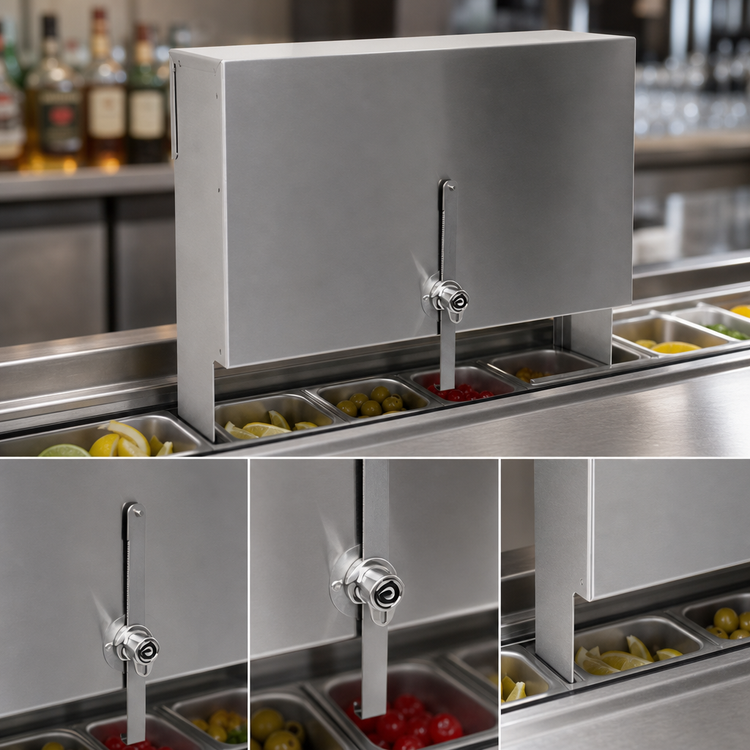 Product image #3 for CHOICE Single 27-Inch Stainless Steel Speed Rail Locking Cover