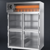 Thumbnail image #3 for Beverage-Air P Series Two-Section Half-Glass Door Top-Mount Warming Cabinet