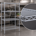 Thumbnail image #3 for Eagle Group 4-Tier Starter Wire Shelving Unit with QuadTruss Shelves, 30 x 21 x 63 Inches, Chrome-Plated