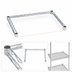 Thumbnail image #3 for Super Erecta 3-Sided Channel Frame, 48 x 24 Inches, Type 304 Stainless Steel