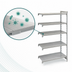 Thumbnail image #4 for Cambro Camshelving Premium 5-Shelf Solid Stationary Add-On Shelving Unit, 18 x 30 x 84 Inches