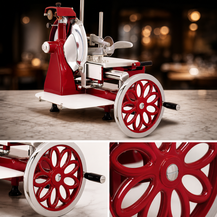Product image #3 for Volano Trento 14-Inch Manual Flywheel Meat Slicer