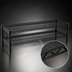Thumbnail image #3 for Eagle Group QuadTruss Front Case Merchandise Cantilevered Wire Shelving Unit, 2-Tier, 42 Inch W x 14 Inch D x 14 Inch H, Black Epoxy Finish