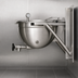 Thumbnail image #3 for Legion LSWT-60 60-Gallon Wall-Mounted Full Jacketed Direct Steam Kettle with 304 Stainless Steel Liner