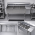 Thumbnail image #3 for 3-Compartment Stainless Steel Sink with Right Drainboard and Backsplash