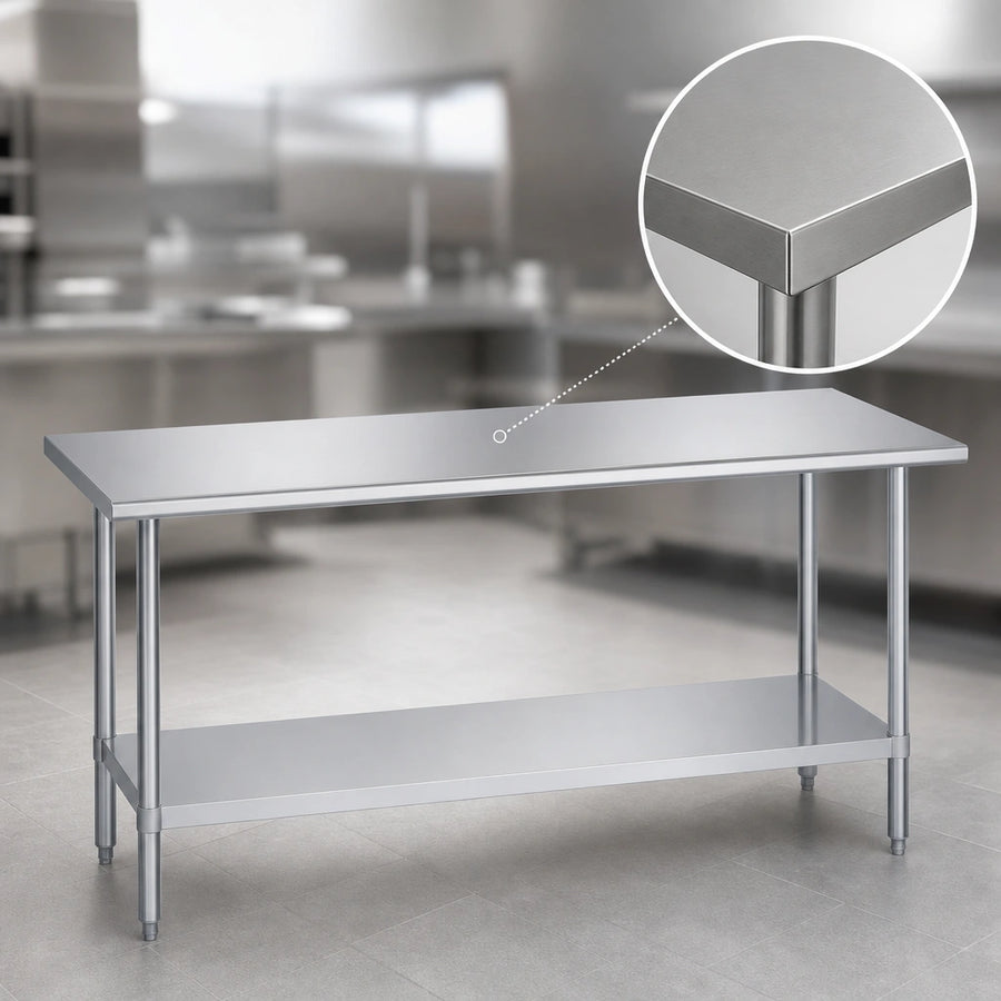 16-Gauge 300-Series Stainless Steel Top