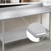 Thumbnail image #3 for Duke 108 x 24-Inch Stainless Steel Underbar Work Table with 1-1/8-Inch Riser and Undershelf
