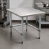 Thumbnail image #3 for Eagle Group Stationary Mixer Stand, 24 x 30 x 24 Inch, Stainless Steel Top, Galvanized Tubular Base