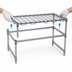 Thumbnail image #3 for Eagle Group Chrome Wire Dunnage Rack with Removable Wire Assembly, 30 x 18 x 14 Inches, 1600 lb. Capacity