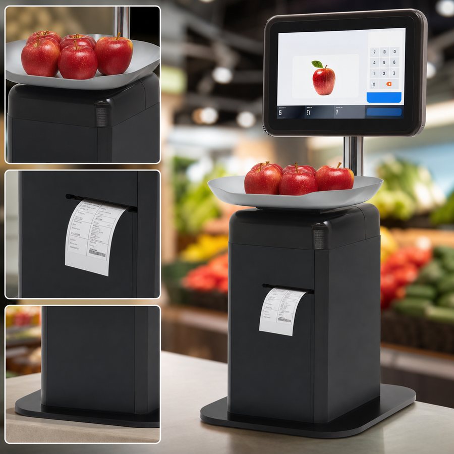 Integrated Scale And Printer