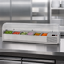 Thumbnail image #4 for Turbo Air E-Line Countertop Refrigerated Salad Prep Table with Clear Hood, 60-1/4 Inch, 7 x 1/4 Size Pan Capacity