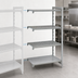 Thumbnail image #4 for Cambro Camshelving Premium 24 x 24 x 84 Inch 4-Shelf Vented and Solid Add-On Polymer Shelving Unit
