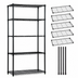 Thumbnail image #3 for Quantum 5-Shelf Stationary Wire Shelving Starter Kit, 42